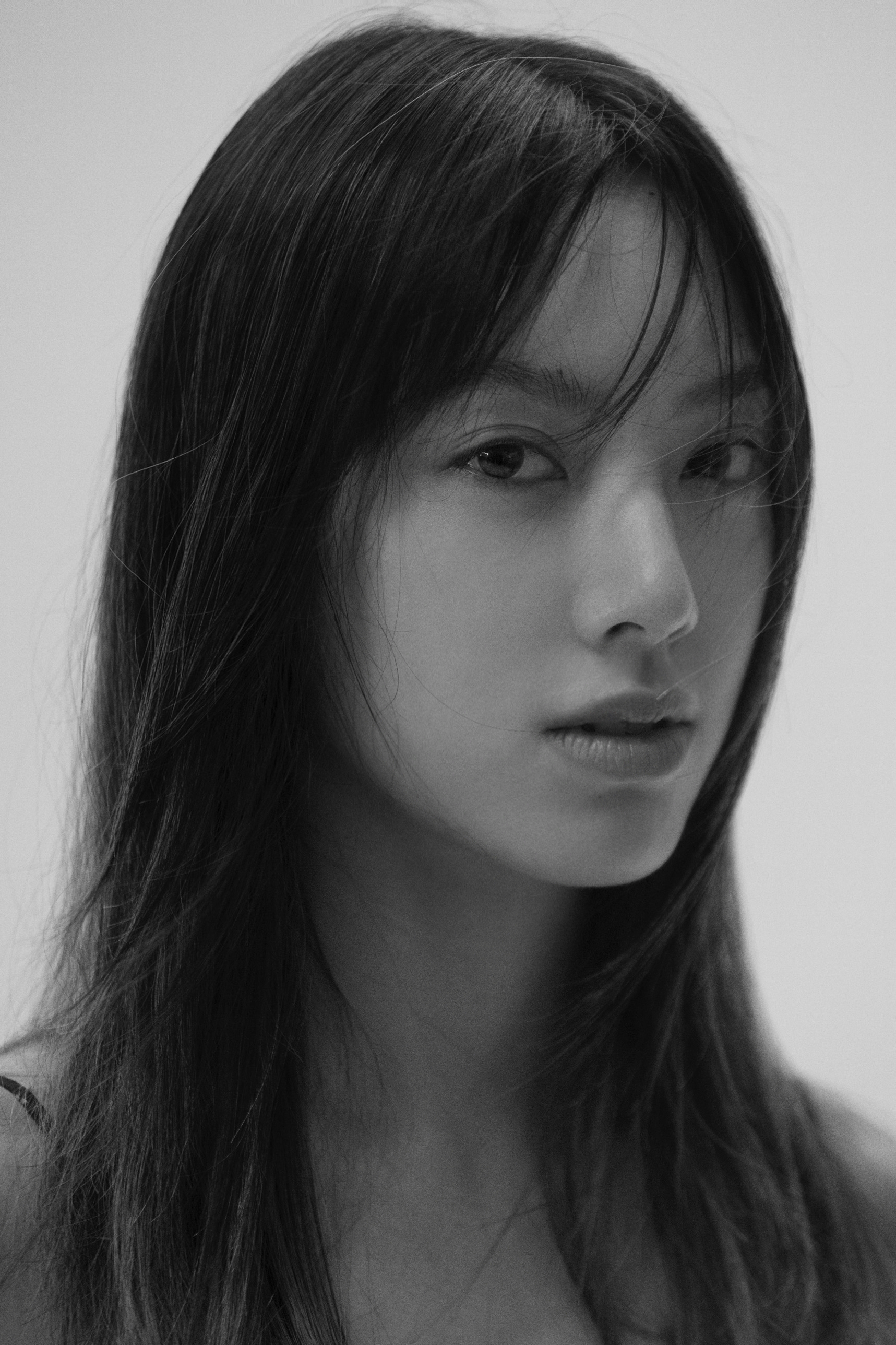 Black and white portrait